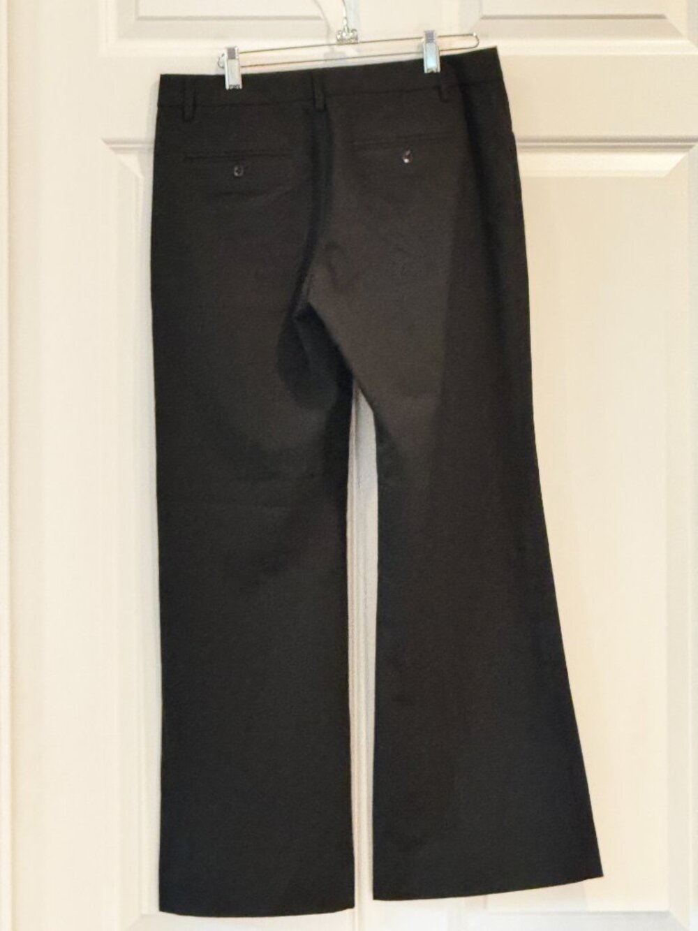 Gap "Perfect Trouser" 2010 Black Wide Leg Dress Pants Tailored EUC Size 4A - Picture 3 of 9